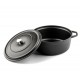 Dyb støbejernsgryde Hosse, Black Onyx, Ф28 | Støbejernsgryde |  |