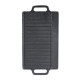 Dobbeltsidet støbejernsgrillplade, 33x20 cm |  |  |