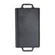 Dobbeltsidet støbejernsgrillplade, 33x20 cm |  |  |