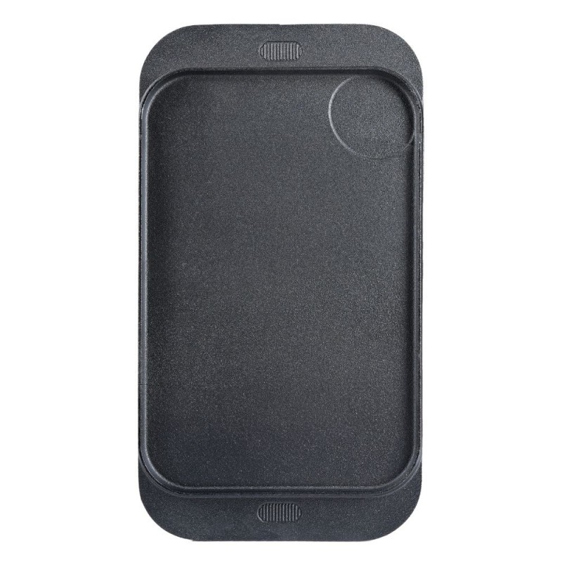 Dobbeltsidet støbejernsgrillplade, 48x26 cm | Støbejernsplade |  |