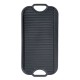 Dobbeltsidet støbejernsgrillplade, 51x26 cm | Støbejernsplade |  |