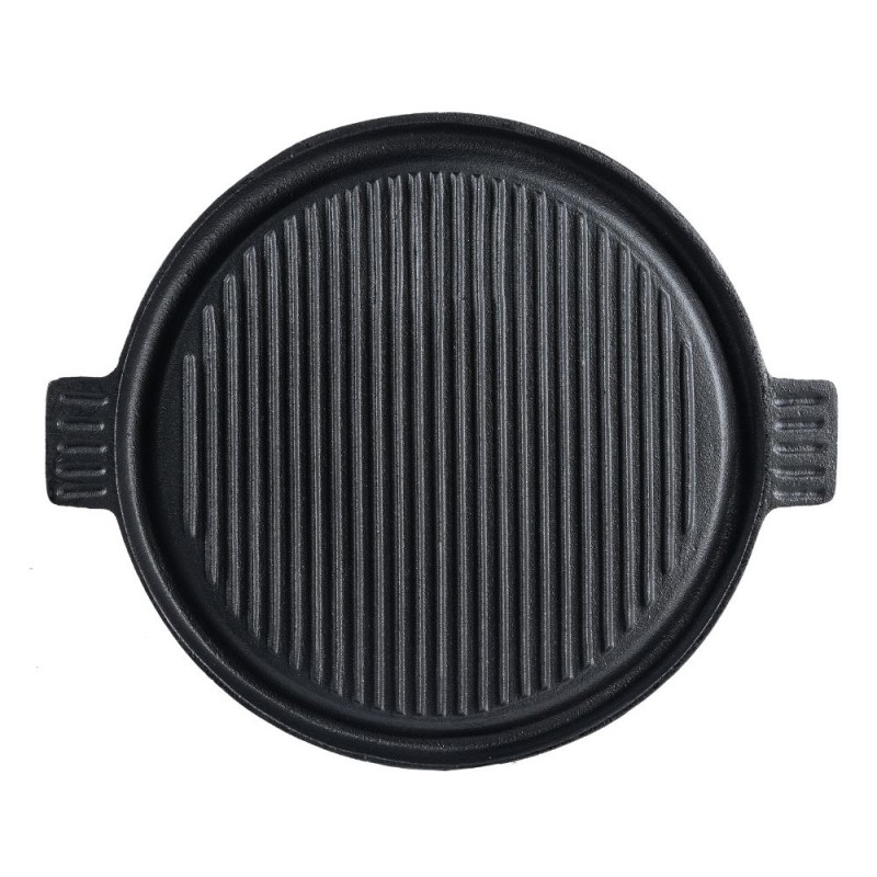 Dobbeltsidet støbejernsgrillplade, Ф35 - 
