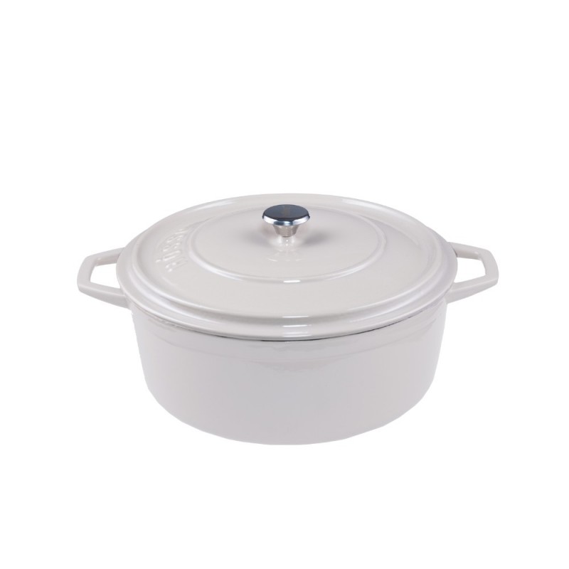 Dyb støbejernsgryde Solagio, Ivory, Ф20 - Støbejernsgryde