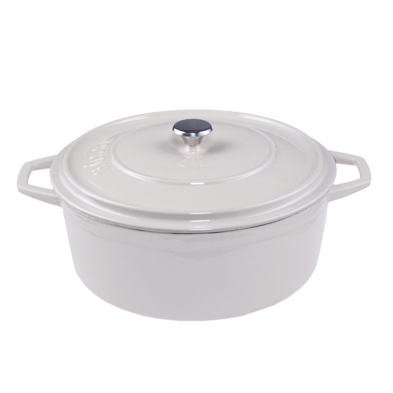 Dyb støbejernsgryde Solagio, Ivory, Ф28 - Støbejernsgryde