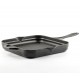 Emaljeret støbejernspande til grill Hosse, Black Onyx, 28x28cm | Støbejernspande til grill | Støbejernspande |