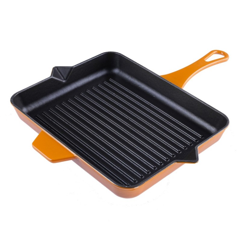 Emaljeret støbejernspande til grill Solagio, Dijon, 23x32cm - 