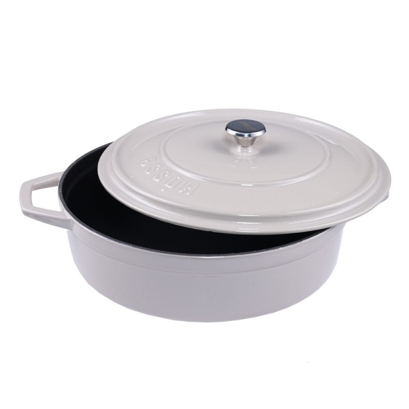 Lav støbejernsgryde Solagio, Ivory, Ф28 - Støbejernsgryde