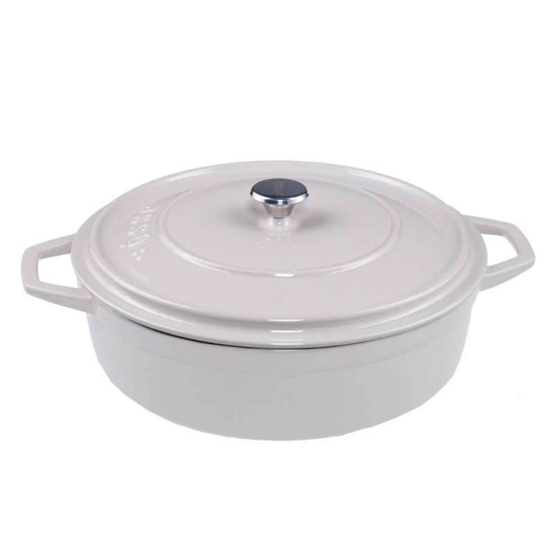 Lav støbejernsgryde Solagio, Ivory, Ф28 - Støbejernsgryde